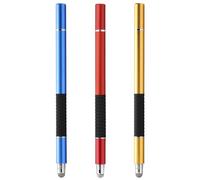 DOITOOL 3pcs Precision Stylus Pen: Capacitive Touchscreen Drawing Pen, 2-In-1 Precision Conductive Stylus With Cloth Head & Suction Cup Design, Fine Point For Phone Use