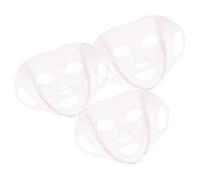 DOITOOL 3pcs Reusable Silicone Covers for Skincare Washable and Foldable Sheet Holders with Unique Design Pink Protectors for Sleeping and Beauty Care