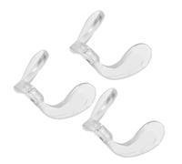 DOITOOL 3pcs Silicone U Shaped Nose Pads for Glasses with Screws Comfortable and Sturdy Eyeglass Bridge Nose Pads Suitable for Young Users at Home Or School