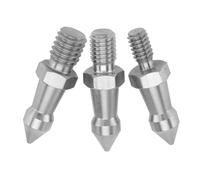 DOITOOL 3pcs Stainless Steel Tripod Spike Accessory Durable Replacement Foot Spikes for Tripods Slip Design for Outdoor Use Easy Installation and Removal for Monopods and Compatibility
