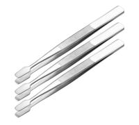 DOITOOL 3pcs Stainless Steel Tweezers for Documents and Photos, Compact and Lightweight Precision Tweezers with Versatile Design, for Travel and Storage Use