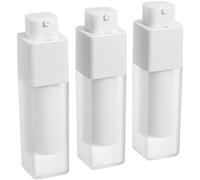 DOITOOL 3pcs Travel Empty Bottles Leak-Proof Design Easy to Fill 30ml as Pp Abs Plastic Lotion Sub Bottles Simple and Generous Look for Travel and Business Trip Skincare