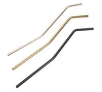 DOITOOL 3pcs Tremolo Bar for Electric Guitar, Metal 5mm Whammy Bar, Single Arm for Guitar, Black, Gold or Chrome, for Repairs and Upgrades