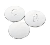 DOITOOL 3pcs Universal Plastic Faucet Steering Knob Replacement Covers 2.8cm Hot and Cold Water Handle Buttons for Bathroom Sink and Bathtub Shower