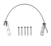 DOITOOL 3pcs Window Locks Security Cable Lock Steel Wire Restrictor for Doors and Windows Durable Stainless Steel Tip Safety Restrictor Protecting