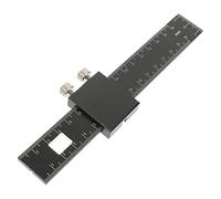 DOITOOL 3pcs Woodworking Ruler Metal Measuring Ruler Construction Adjustable Sliding for Engineers and Woodworkers Accurate Slide Rule Imperial Measurement