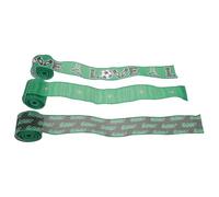 DOITOOL 3rolls Soccer Wired Edge Fabric Ribbon Wide Soccer Pattern Ribbon for Party Decoration Wrapping DIY Crafts