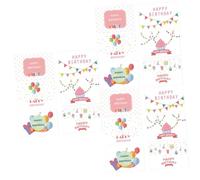 DOITOOL 3sets Birthday Greeting Cards Set with Envelopes Cute Cartoon Design Bulk Birthday Cards for Boys for Celebrating Special Moments 6pcs*3