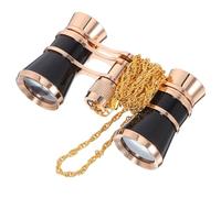 DOITOOL 3x25 Night Vision Binoculars Portable Mini Telescope for Adults with Chain, Wide-angle Hd Focus, Low Light Opera Glasses for Theater, Bird Watching, Outdoor Adventures - Black Full Metal