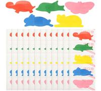 DOITOOL 4 Boxes Animals Shaped Patches Breathable Bandages Self-Adhesive Easy to Tear Non-Woven Fabric Creative Stylish Wound Care at Home