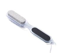 DOITOOL 4 in 1 Foot Care Tool a Spa-Like for Exfoliating and Removing Calluses, Corns, and Dead Skin with Pumice Stone and Nail Brush Featuring Plastic, Rubber, and Steel Materials