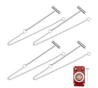 DOITOOL 4 Pack Portable Mini Safe Hammer for Buttons, Emergency Fire Call Point Hammer for Glass Breaker and Fire Extinguisher Accessories