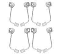DOITOOL 4 Pairs Alloy Eyeglass Nose Pads Bracket Metal Replacement for Glasses Bridge Repair Kit Lightweight Anti-slip Support for Sunglasses Spectacles