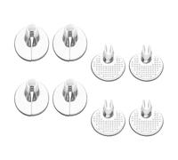 DOITOOL 4 Pairs Forefoot Cushions Thong Self-Adhesive Design Pu Flexible Material for Flip-Flops and Thong Shoes Suitable for Men and Women