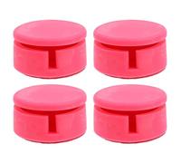 DOITOOL 4 Pcs Candy Colour Cable Wrap Organisers, Portable Lightweight Tpr Wire Shortener Winder for Backpack and Suitcase, round Column Shaped Headset Cable Storage Box Random Color