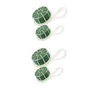 DOITOOL 4 pcs Foam Floral Bouquet Holders with Water Absorbing Sponge for Bride Wedding Plastic Bridal Flower Handle Supports Fresh Arrangements Easy to Use for Photos and Celebrations