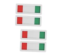 DOITOOL 4 pcs Privacy Sign Slider Door Indicator for Meeting Rooms Vacant Occupied Status Display Easy Install Office Door Signs for Conference Restrooms Studios Clinics