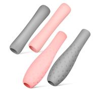 DOITOOL 4 Pcs Silicone Electronic Pen Sleeves Non-slip Grips Compatible with Apple Pencil Generation Oval and Long Tube Styles for Comfortable Anti-sweat Grip and Secure Handling