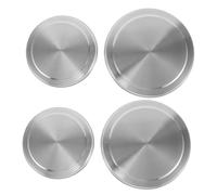 DOITOOL 4-piece Induction Cooker Hood Stainless Steel Stovetop Cover Set Versatile Kitchen Accessory