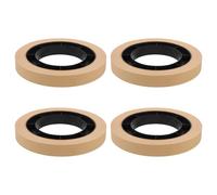 DOITOOL 4 Rolls Banknote Cash Bands For Bills - Paper Currency Straps Wrappers - Blank Money Bundle Bands For Cash Saving Financial Institutions