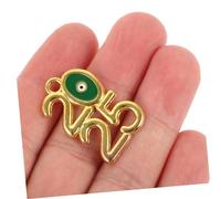 DOITOOL 40 Pcs Year Charms DIY Jewelry Pendants Zinc Alloy Gold Tone for Bracelets Necklaces Craft Making Accessories Durable Rust Resistant