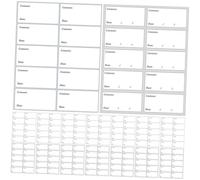 DOITOOL 40 Sheets Removable Multi-Function Bottle Labels for Freezer Food Organization Blank Stickers for Glass and Plastic Containers Write Date and Storage Tags for Home Office and