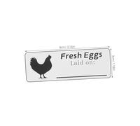 DOITOOL 40 Sheets Self-Adhesive Farm Fresh Egg Date Labels for Egg Cartons Easy Peel Writable Stickers for Freshness Indication and Customer Confidence