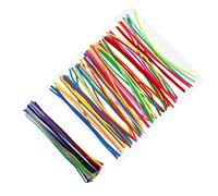 DOITOOL 400pcs Colorful Twistable Wool Sticks DIY Craft Kit for Preschool Handmade Art Projects Durable Polyester Material Creative for Imagination Development