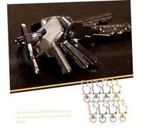 DOITOOL 40pcs Alloy Cat Keychain Clips with Swivel Snap Hooks Durable Key Buckles for DIY Accessories Gold Silver Rose Gold and