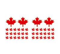 DOITOOL 40PCS Canada Pin, Canada Souvenirs Flag Pins Canadian Maple Leaf Lapel Pins Metal Maple Leaf Pin Maple Brooches Leaf Pins Canadian National Lapel Badge Patriotic Canada