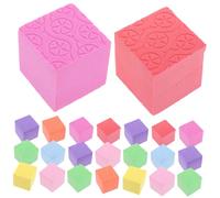 DOITOOL 40pcs Colorful Foam Cube Building Blocks for Boys and Girls Educational Soft Foam Cubes for Early Learning and Creative Play Safe Small Counting Blocks for Toddler Learning