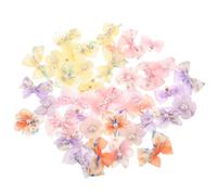 DOITOOL 40pcs Cute Bow Hair Clips, Fully Lined Non Slip Barrettes, Mesh Size 6.50x4.50x0.80cm, for Busy Mornings and Daily Styling