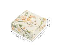 DOITOOL 40pcs DIY Paperboard Soap Boxes for Handmade Soaps and Small Accessories, Easy to Assemble Paper Container with Beautiful Pattern, for Birthday Packaging and Craft Projects