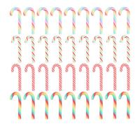 DOITOOL 40pcs DIY Rainbow Candy Accessory Christmas Supply Epoxy Phone Case Material Phone Ornament Christmas Ornament Holiday Decor Random Color