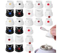 DOITOOL 40pcs High Accuracy Spray Paint Nozzles for Aerosol Cans, Reliable Pp Material Spray Bottle Heads, for Painting and Repair Projects, Small Sprayer Painting Tips Accessories