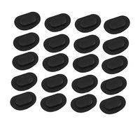 DOITOOL 40Pcs Slip Eyeglass Nose Pads Black Bridge Nose Pad Cushion for Glasses Comfortable and Durable Repair Kit Non Slipping Nose Cushions for Optimal Fit and Pressure