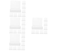 DOITOOL 48 Pcs Transparent Plastic Storage Boxes with Smooth Edges and Sealing Function Multi Compartment Organizer for Small Parts Hardware Cosmetics Beads Screws and Craft Supplies Label
