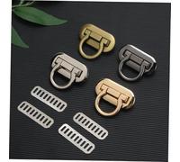 DOITOOL 4PCS Alloy Mortise Padlocks Lightweight Die Casting Locks for Suitcase Luggage Accessories Easy to Install Replacement Locks