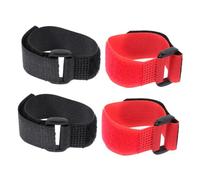 DOITOOL 4pcs Anti-hook Rooster Neckbands Noise-free Poultry Collars Comfortable Farm Chicken Neck Straps Adjustable for Roosters