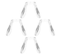 DOITOOL 4pcs Anti-Skid Nose Pads Sunglasses Cushion Silicone Soft Comfortable Increase Height Reduce Burden on Nose Suitable for Single Hole Diameter 1mm Frame Spectacles Eyeglasses