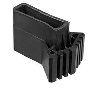 DOITOOL 4PCS Anti-Slip Foot Pads for Ladders Rubber Feet Security Replacement Firm Grip Stabiliser for Step and Roof Extension Ladders Accessories 9 * 6.5 * 5.8cm Black