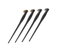 DOITOOL 4pcs Artistic Resin Oblique Dip Pen Holders with Floral Design for English Calligraphy and Drawing Creative Calligraphy Tool for Art Education and Personal Hobby Gold and Silver