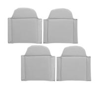 DOITOOL 4Pcs Camera Bag Dividers Padded Insert Separator Pads for Shockproof Camera and Lens Protection, Inner Organizer for DSLR Photography Bags, Grey Velvet Semi-Circle Design