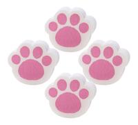 DOITOOL 4pcs Cat Claw Sponge Set for Kitchen and Bathroom Cleaning, Non-Scratch Polyester Acrylic Foam Sponges Suitable for Smooth Surfaces, Easy to Clean and Sturdy Scrubbers