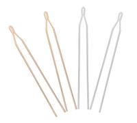 DOITOOL 4pcs Copper Hair Stick Pins for DIY Hair Accessories Easy to Operate and Embellish Decoration Retro Style with Simple Shape Design