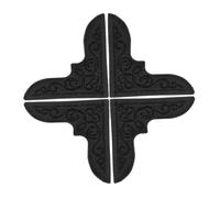 DOITOOL 4pcs Decorative Corner Protectors for Albums and Books Antique Style PU Book Edge Covers Durable and Lightweight Practical and Chic Design for Unique Protection