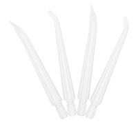 DOITOOL 4pcs Dental Flosser Replacement Heads Water Nozzle Tips for Oral Irrigator Precision Spray Nozzles for Deep Teeth and Cleaning Reusable Accessories for Handheld Water Flossers