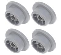 DOITOOL 4Pcs Dishwasher Wheels Replacement for Durable Plastic Lower Rack Parts Easy to Install Enhance Dishwasher Functionality Compatible