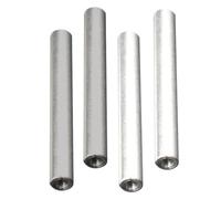 DOITOOL 4pcs Electrolyzer Iron Rod Aluminum Rod for Water Quality Testing Precision Parts for Drinking Water Pools and Hydroponics
