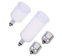 DOITOOL 4pcs Empty Airbrush Paint Bottles Set with 20ml 40ml and 7ml Sizes